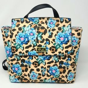BETSEY JOHNSON BACKPACK BLUE FLOWER